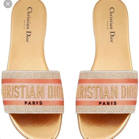 dior sandals sizing|Dior flat sandals women.